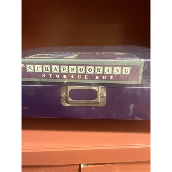 Pioneer Jumbo Scrapbook Storage Box, Purple, 14.75 Inch x 13 Inch x 3.75 Inch - Picture 3 of 3